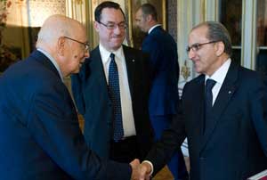 Un'altra immagine dell'incontro della Crui col presidente Napolitano