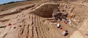 Gli scavi a Tarquinia - Tomba gentilizia Etrusca