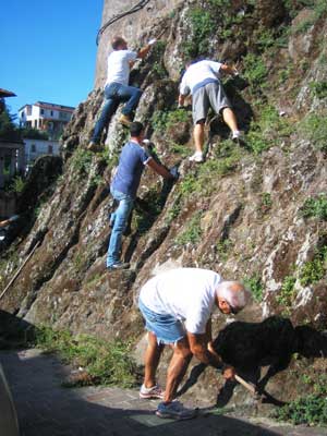 Un'immagine della passeggiata ecologica