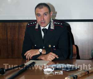 Il capitano della compagnia di Tuscania Massimo Cuneo
