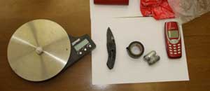 Il materiale sequestrato dai carabinieri