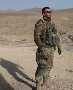 Federico Ianiro in Afghanistan
