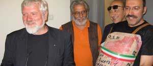 Antonio Capaldi e Umberto Cinalli con il cemento