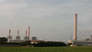 La centrale di Torrevaldaliga Nord a Civitavecchia