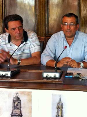 Il sindaco Marini con l'assessore Contardo