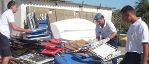 Il materiale sequestrato