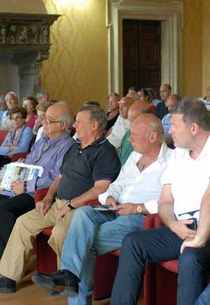 Il pubblico alla conferenza