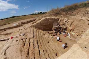 Gli scavi a Tarquinia