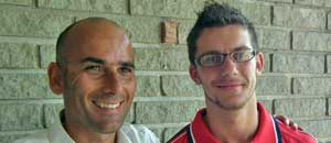Fabio Volpi e il presidente Boldorini