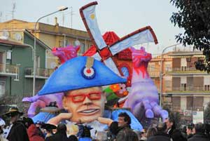 Uno dei carri del carnevale civitonico