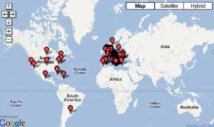 Le visualizzazioni nel mondo