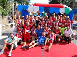 Gli atleti della Colavene