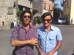 Il regista Federico Bruno e Alberto Testone
