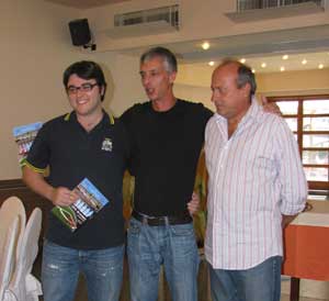 De Vincenti, Piermattei e il presidente dell'Aia Luigi Gasbarri