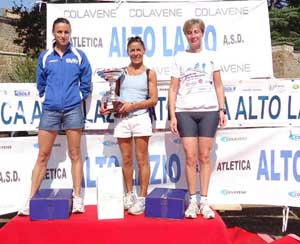 La premiazione femminile