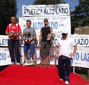 La premiazione maschile
