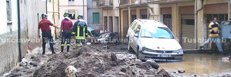 Canepina invasa dal fango