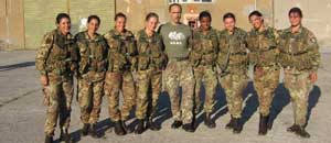 Le ragazze che hanno partecipato al corso "Difesa contro aggressioni"
