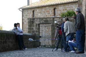 Una scena durante le riprese 