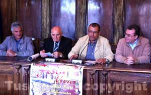 La conferenza stampa di presentazione del Palio delle Botti
