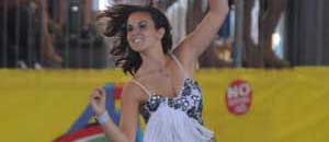 Una delle pattinatrici del Tuscia Skating Club