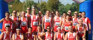 Gli atleti al memorial