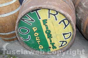 La botte di contrada Porta Fiorita