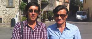 Il regista Federico Bruno e l'attore Alberto Testone