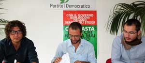 Egidi, Dinelli e Scialacqua in conferenza