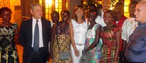 La Polverini incontra i ragazzi della Sierra Leone