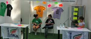 Lo stand della Giovane Italia ad Atreju