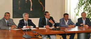 La conferenza di presentazione dell'intesa
