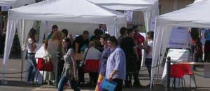 I gazebo dell'università della Tuscia