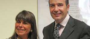 La professoressa Petrocchi e il maestro Vignati