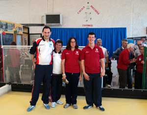 I ragazzi del torneo di bocce