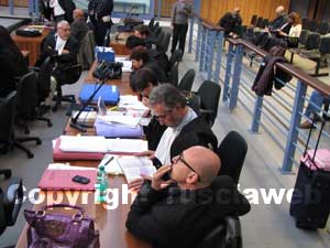 Le parti civili al completo