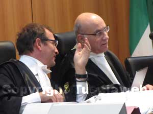 I giudici Maurizio Pacioni ed Eugenio Turco