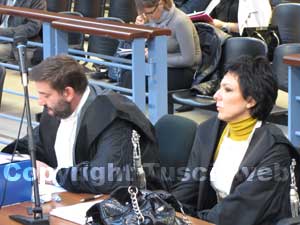 Gli avvocati di parte civile Antonio Rizzello e Maria Cristina Rosa