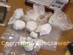 La droga sequestrata