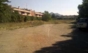 L'area verde in via Cava di Gorga