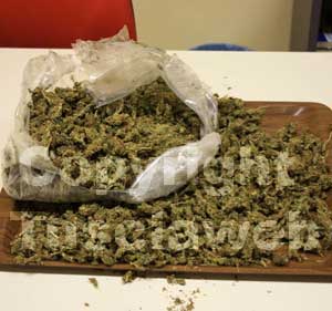 La droga trovata dai carabinieri