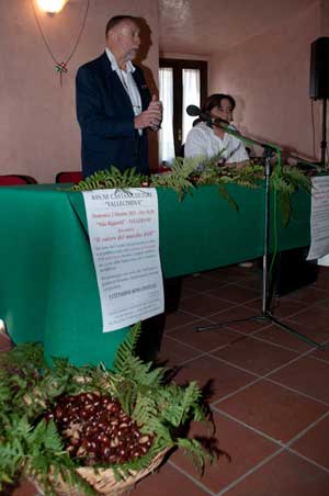 Il convegno "Dop castagna Vallerano"