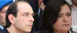 Gli imputati al processo Gradoli: Paolo Esposito e Ala Ceoban