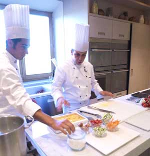 Lo chef dell'Academy Giuseppe Falanga