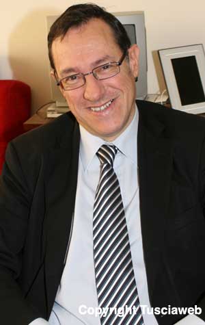 Il rettore dell'Università della Tuscia Marco Mancini
