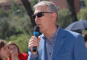 Il presidente del Coni Livio Treta