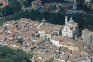 Una veduta di Ronciglione dall'alto
