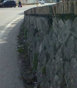 Il muro da risistemare