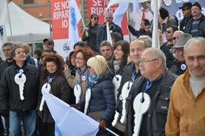 Alcuni artigiani con Melaragni e Pieri