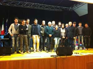 I ragazzi sul palco